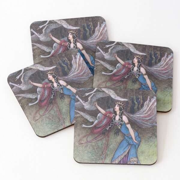 Item preview, The Queen and the six Swans designed and sold by ArtHistoryLover.