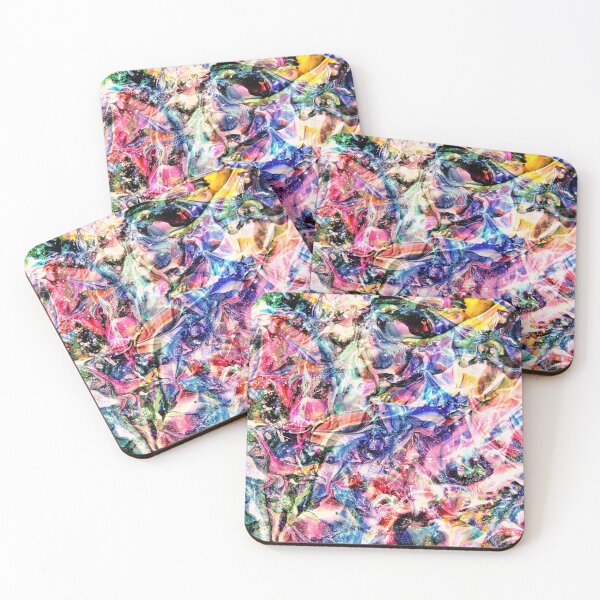 Item preview, PATTERN DESIGN STUDY #8 - Abstract Multicolored Wisps designed and sold by DEL-Productions.