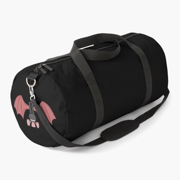 Item preview, Red and black goth winged roller skate (black background) designed and sold by -Lily-Anne-.