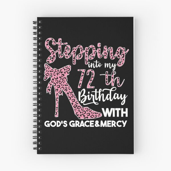 Item preview, Birthday Gifts For Women | Stepping Into My 72th Birthday With Gods Grace And Mercy | 72th Birthday designed and sold by AMINE  ★★★★★.