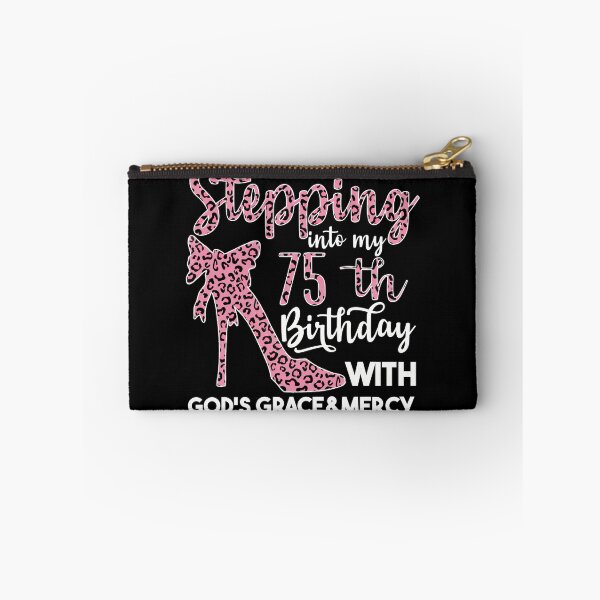 Item preview, Birthday Gifts For Women | Stepping Into My 75th Birthday With Gods Grace And Mercy | 75th Birthday designed and sold by AMINE  ★★★★★.