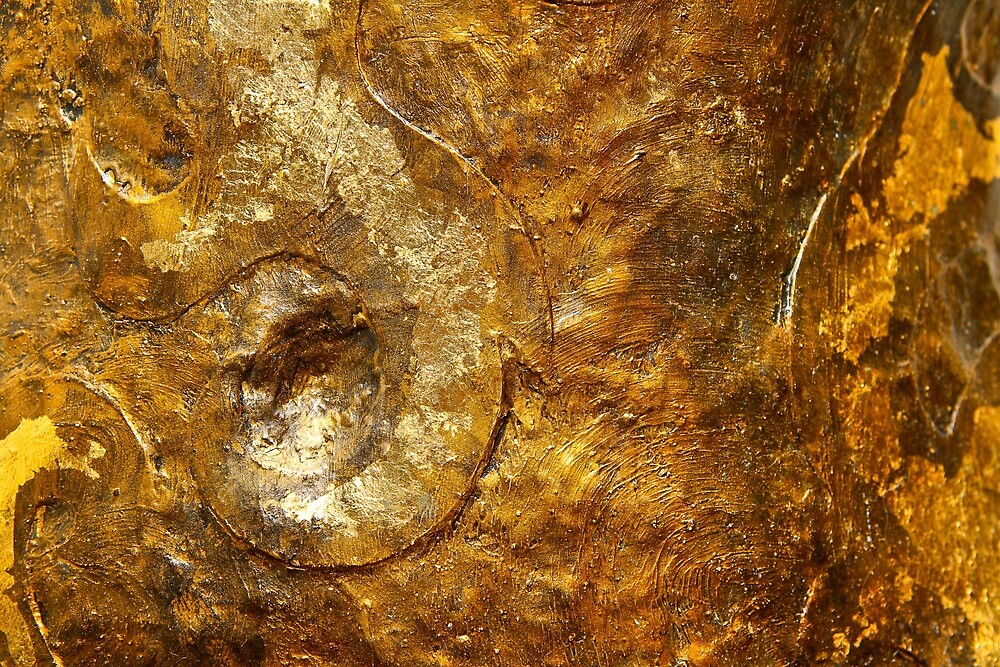 "Bronze and Gold Wall Art" by HoskingInd Redbubble