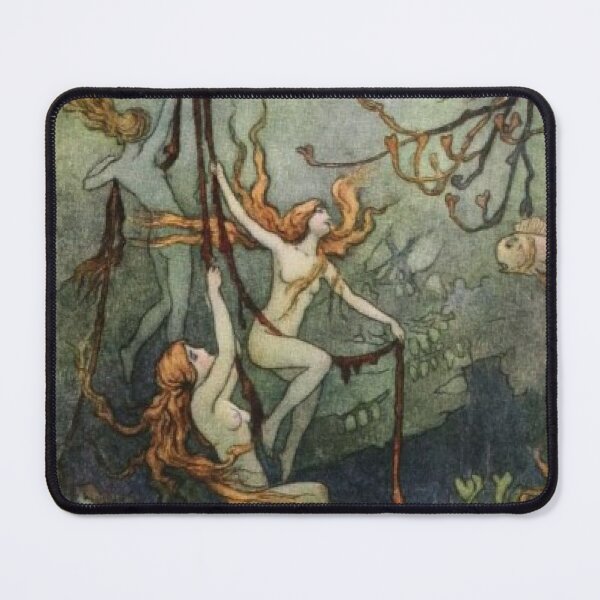 Item preview, Sea Nymphs By Warwick Goble designed and sold by ArtHistoryLover.