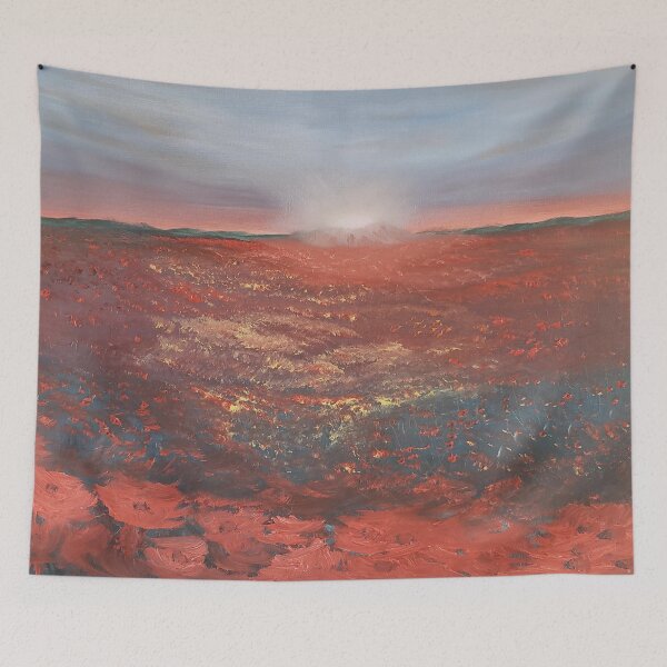 Item preview, Poppy Delight oil painting by tabitha kremesec designed and sold by Tabitha Kremesec.