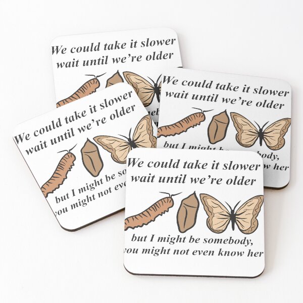 Item preview, Butterfly growth with lyrics designed and sold by SugarSaltSpice.