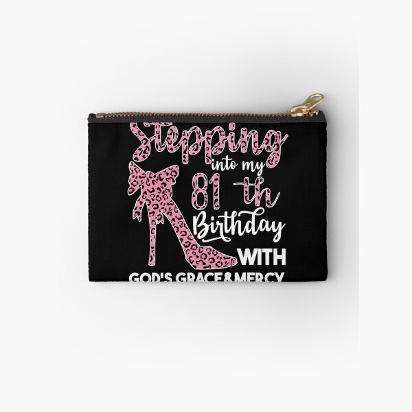 Item preview, Birthday Gifts For Women | Stepping Into My 81th Birthday With Gods Grace And Mercy | 81th Birthday designed and sold by AMINE  ★★★★★.