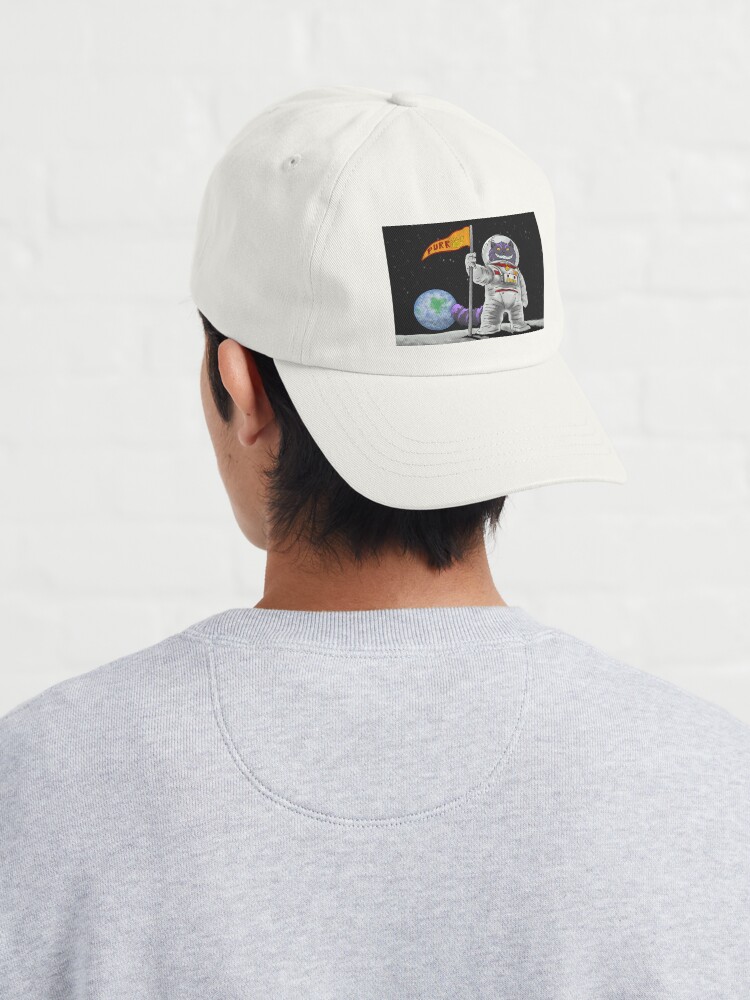 Thumbnail 4 of 7, Cap, Moon Cat designed and sold by BrainBoyCreate.