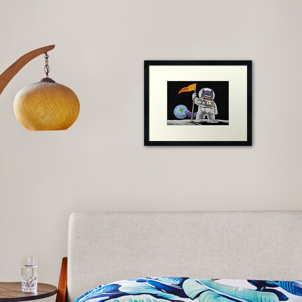 Item preview, Framed Art Print designed and sold by BrainBoyCreate.
