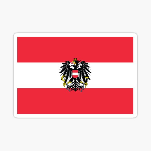 Copytec Patch 7.5 x 4.5 Austria BH Flag Bunsheer Eagle Vienna Flag Badge #34618 