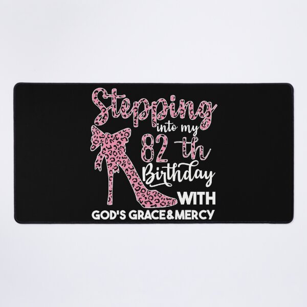 Item preview, Birthday Gifts For Women | Stepping Into My 82th Birthday With Gods Grace And Mercy | 82th Birthday designed and sold by AMINE  ★★★★★.