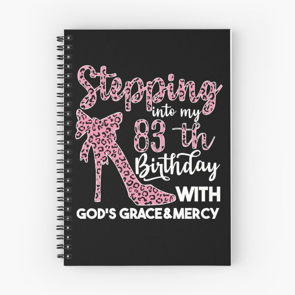 Item preview, Birthday Gifts For Women | Stepping Into My 83th Birthday With Gods Grace And Mercy | 83th Birthday designed and sold by AMINE  ★★★★★.
