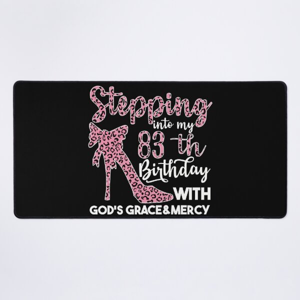 Item preview, Birthday Gifts For Women | Stepping Into My 83th Birthday With Gods Grace And Mercy | 83th Birthday designed and sold by AMINE  ★★★★★.