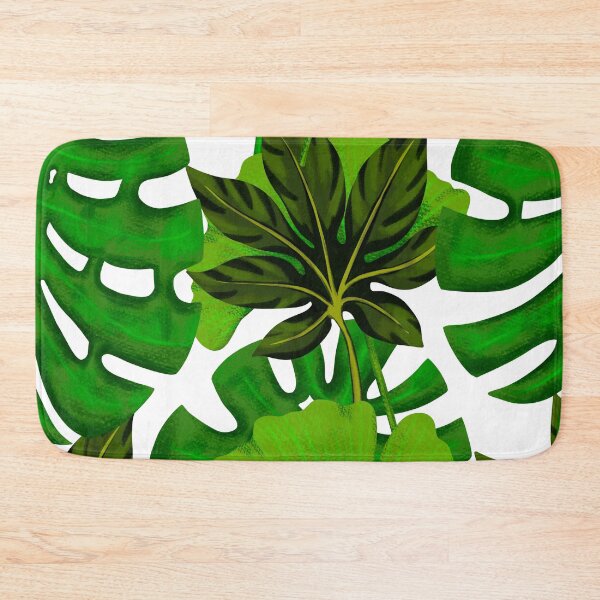 Item preview, Tropical green leaves designed and sold by FGCART.