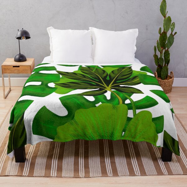 Item preview, Tropical green leaves designed and sold by FGCART.