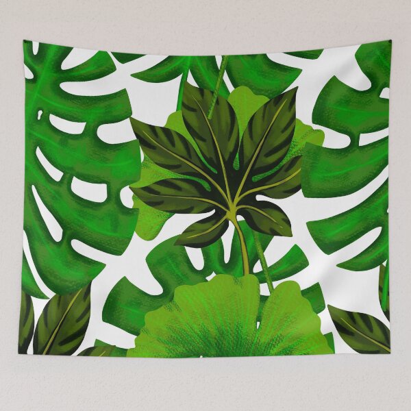 Item preview, Tropical green leaves designed and sold by FGCART.