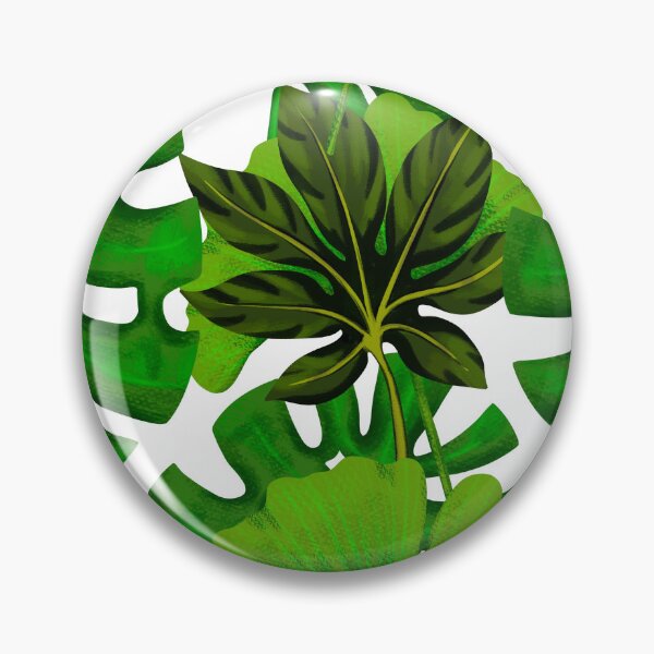 Item preview, Tropical green leaves designed and sold by FGCART.