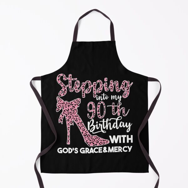 Item preview, Birthday Gifts For Women | Stepping Into My 90th Birthday With Gods Grace And Mercy | 90th Birthday designed and sold by AMINE ★★★★★.