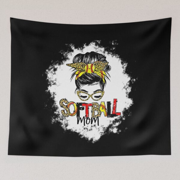 Item preview, #MomLife Mom Life Rosie the Riveter Fastpitch Softball designed and sold by 99Fastpitch.