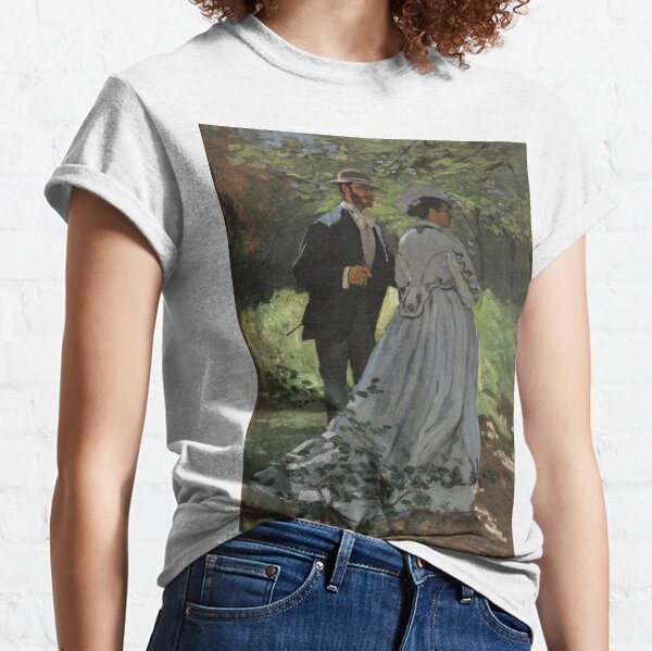 Bazille and Camille Painting by Claude Monet Classic T-Shirt