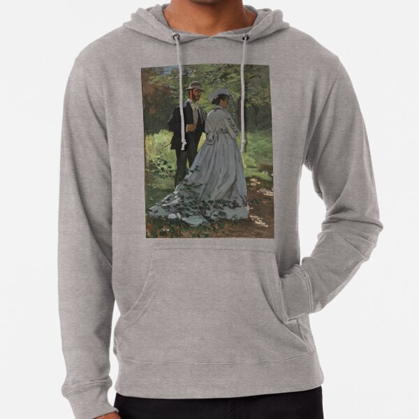 Bazille and Camille Painting by Claude Monet Lightweight Hoodie