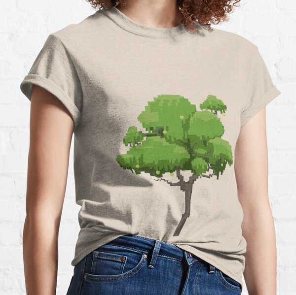 Pixel art Mango tree Classic T-Shirt