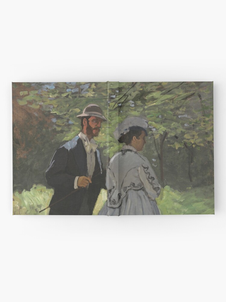 Alternate view of Bazille and Camille Painting by Claude Monet Hardcover Journal