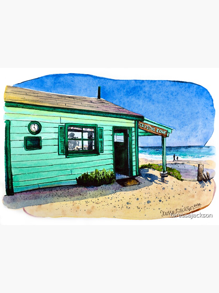 "Crystal Cove Summer Store" Sticker for Sale by teressajackson Redbubble
