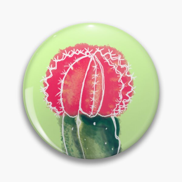 Item preview, Watercolor style fiery pink cactus graft designed and sold by SenoritaAdeline.