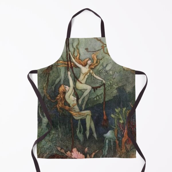 Item preview, Sea Nymphs By Warwick Goble designed and sold by ArtHistoryLover.