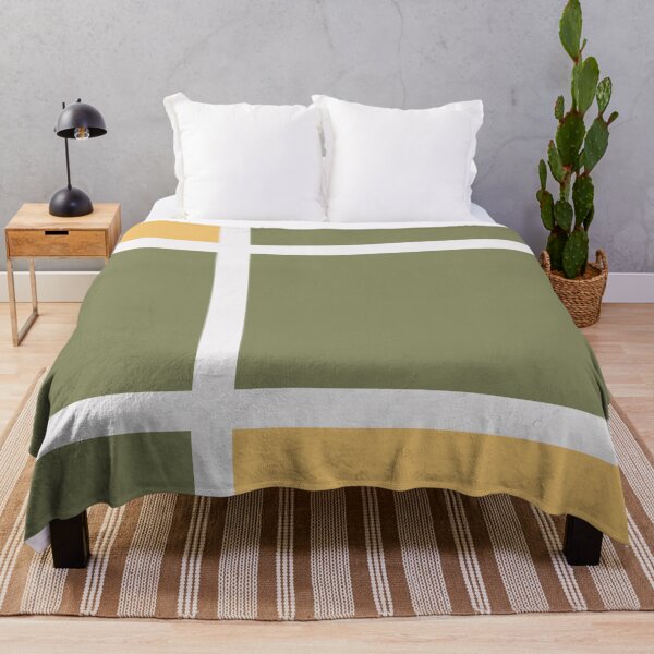 Item preview, Geometric Moss Green and Yellow designed and sold by ChantalDesign.