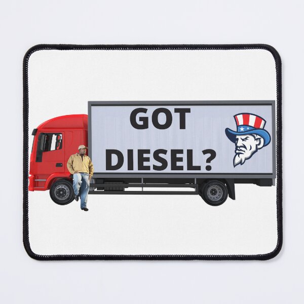 Item preview, Got Diesel Uncle Sam Empty Delivery Truck Fuel Shortage  designed and sold by silviaol.
