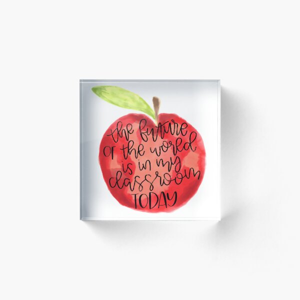 Teacher Quote Acrylic Block