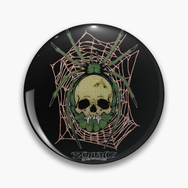 Item preview, Pushead Spider Skull Zorlac Sateboards designed and sold by Pus Fan.