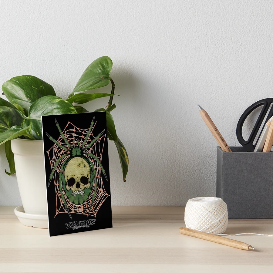 Pushead Spider Skull Zorlac Sateboards