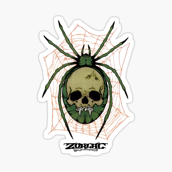 Pushead Spider Skull Zorlac Sateboards