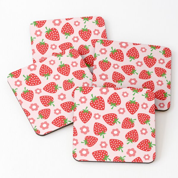 Item preview, Strawberry Pattern Art designed and sold by kamuipreme.