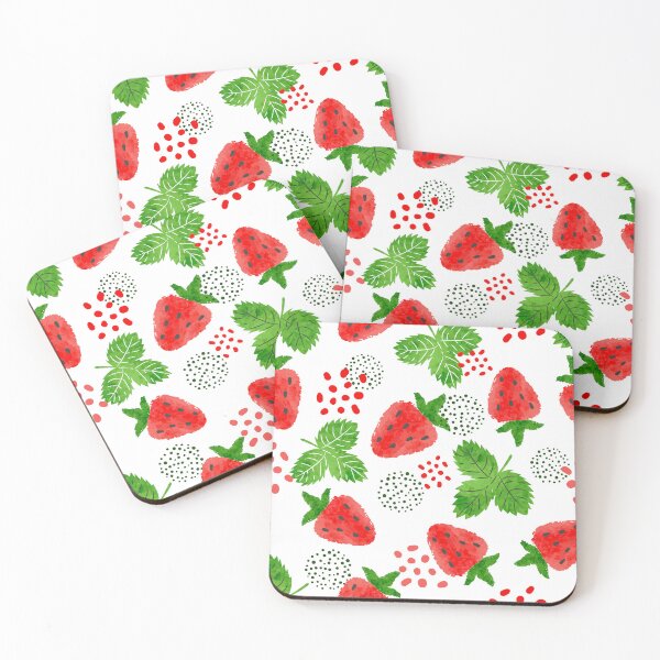Item preview, Strawberry Pattern Art designed and sold by kamuipreme.