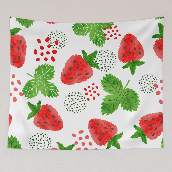 Item preview, Strawberry Pattern Art designed and sold by kamuipreme.