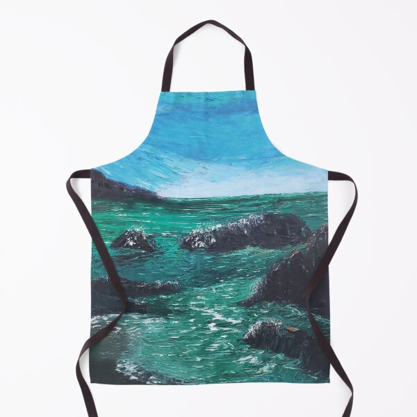 Item preview, Emerald Bay oil painting by tabitha kremesec designed and sold by Tabitha Kremesec.