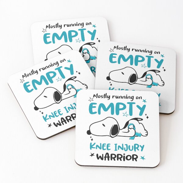 Item preview, Mostly Running on Empty Knee Injury Warrior designed and sold by Wlsnpeggy.