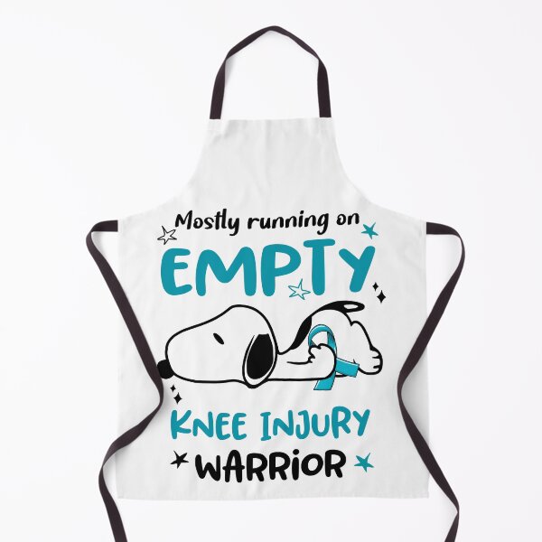 Item preview, Mostly Running on Empty Knee Injury Warrior designed and sold by Wlsnpeggy.