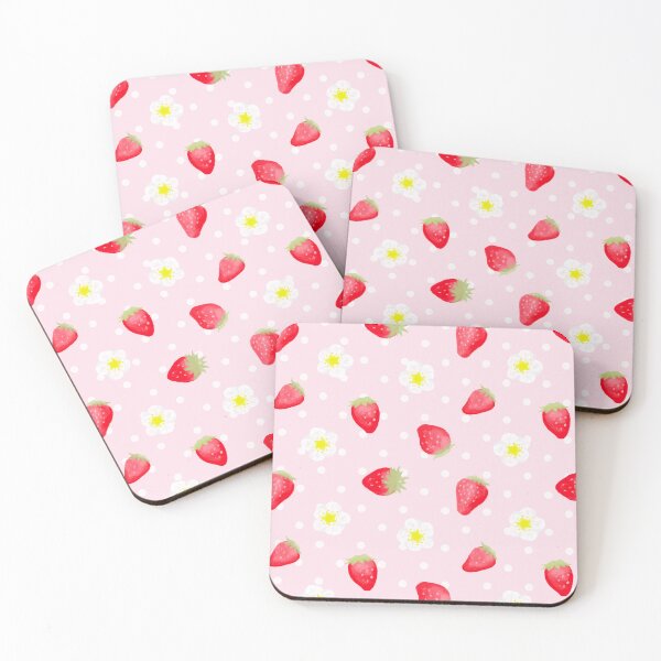 Item preview, Strawberry Pattern Art designed and sold by kamuipreme.