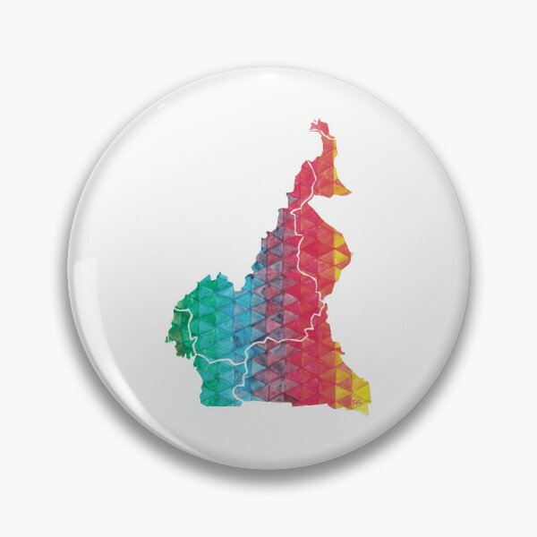 Item preview, Cameroon Map Sticker designed and sold by SharlaPaints.