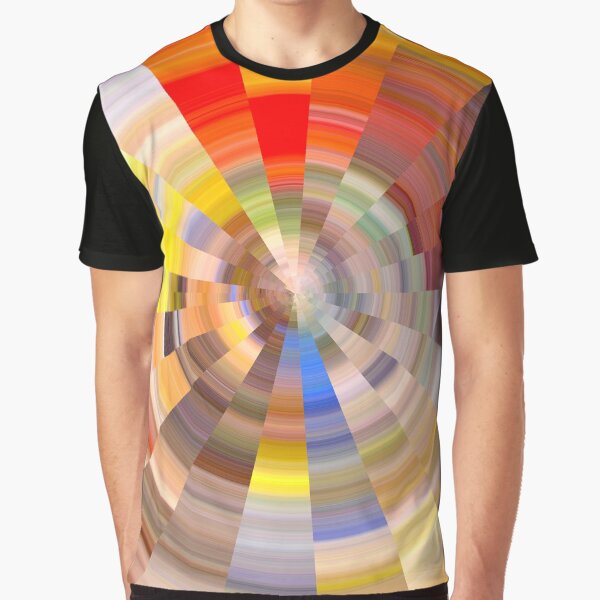 Glitch Digital Art Graphic T-Shirt