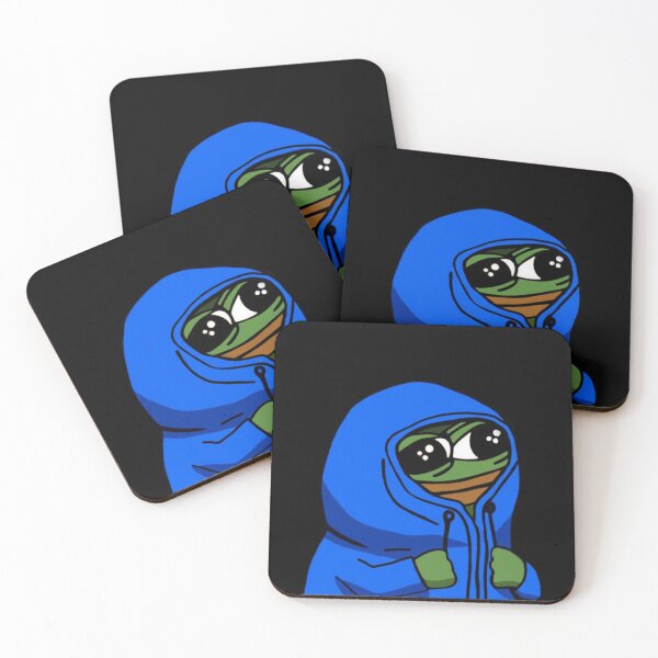 Item preview, Peepo blue hoodie pepega emote designed and sold by rmpk101.