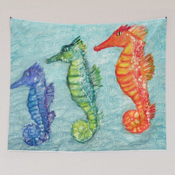 Item preview, Seahorse Trio designed and sold by PaintedPuffer.