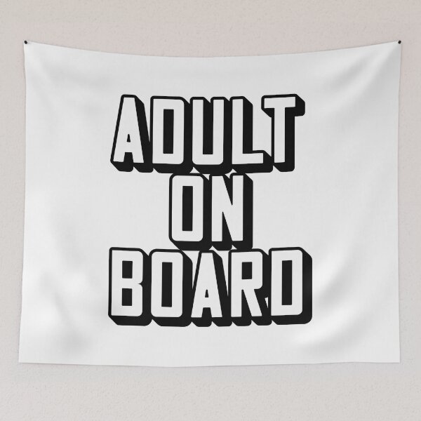 Item preview, Adult on board designed and sold by Zexten.