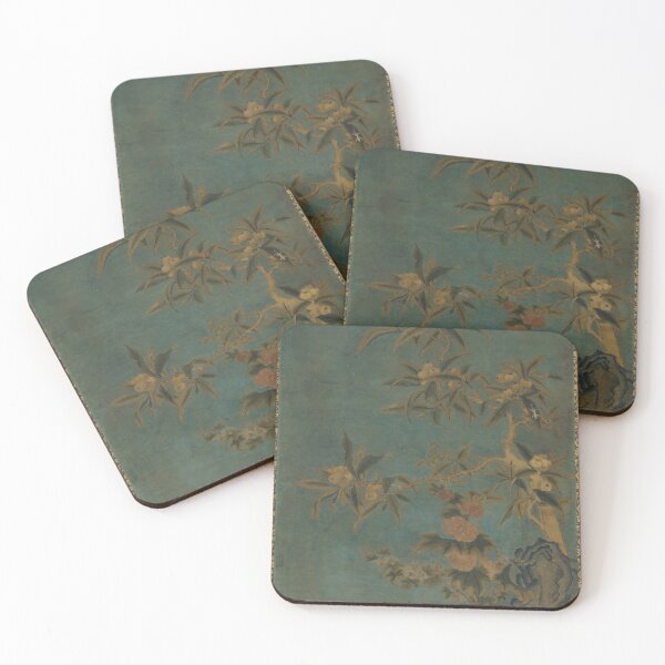 Item preview, Tapestry: fruit trees and hollyhocks designed and sold by LifeSpice.