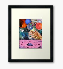 Psychedelic space. Framed Print