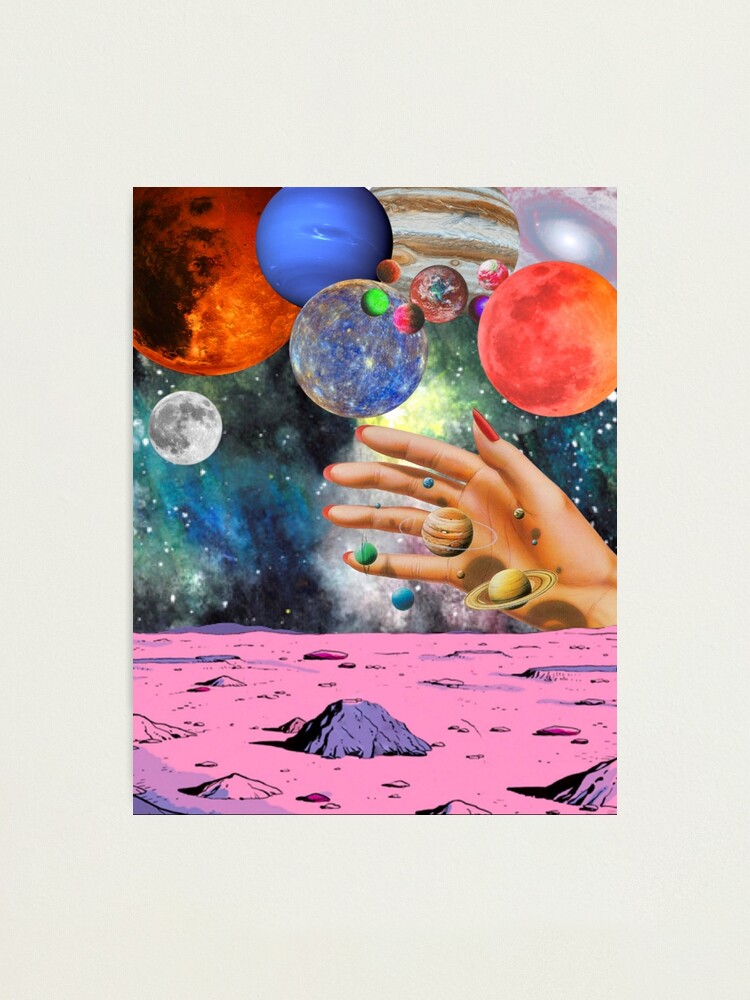 Alternate view of Psychedelic space. Photographic Print